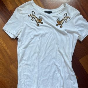 Embroidered Tiger tee